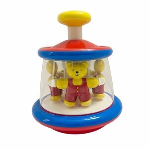 Ambi Toys | Vintage Spinning Bear Top Baby Toy